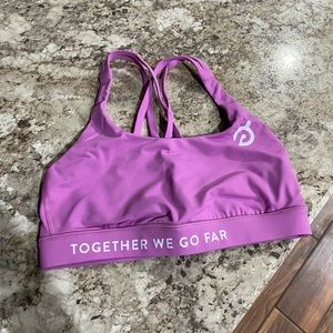 Together we go far peloton sports bra size 4